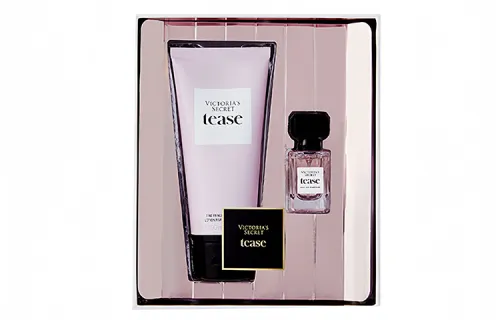 Victoria's Secret Black body cream, perfume, floral set, 100 ml, 7.5 ml