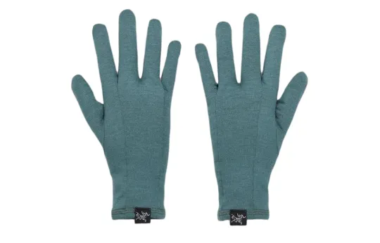 Arc'teryx Merino Wool, Elastane Sports Gloves Unisex Green
