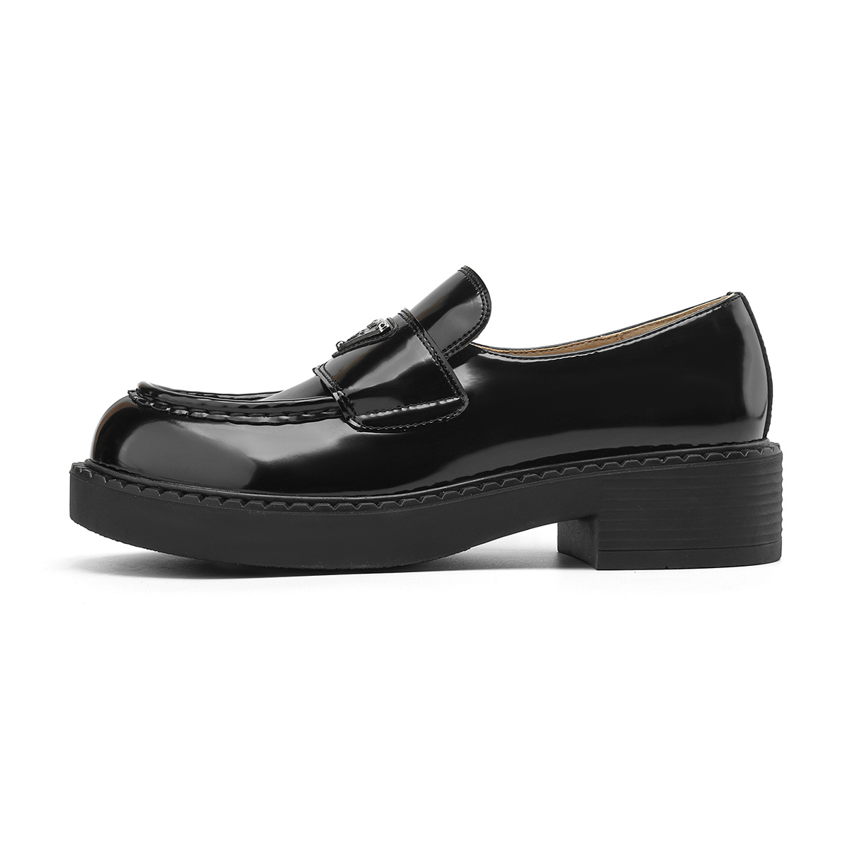 JOSINY thick sole heightening simple fashion French slip-on small leather shoes casual shoes women's style
