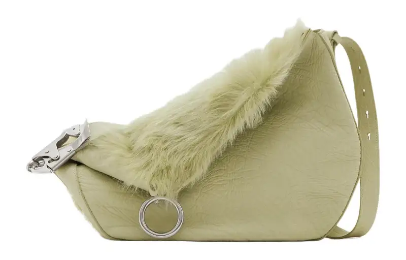 Burberry Calfskin Crossbody Bag, Shoulder Bag Women's Orion Beige