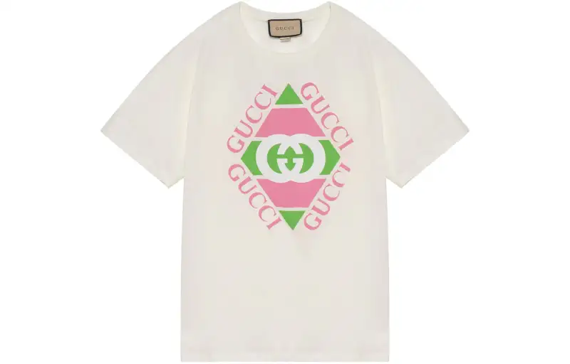 GUCCI Vintage Logo Print T Shirt