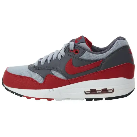 Nike Air Max1 Essential Wolf Grey/Gym Red-Dark Grey