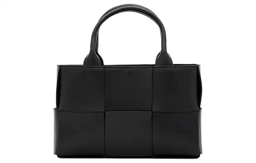Bottega Veneta ARCO TOTE Sheepskin Tote Bag, Shopping Bag, Handbag Mini Women's Black