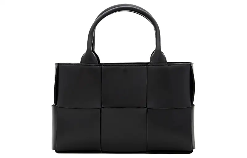 Bottega Veneta ARCO TOTE Sheepskin Tote Bag, Shopping Bag, Handbag Mini Women's Black