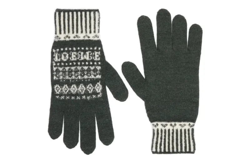 LOEWE Knit Gloves Unisex