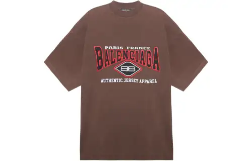 Balenciaga SS22 T Shirt Loose Fit Men's Bronze
