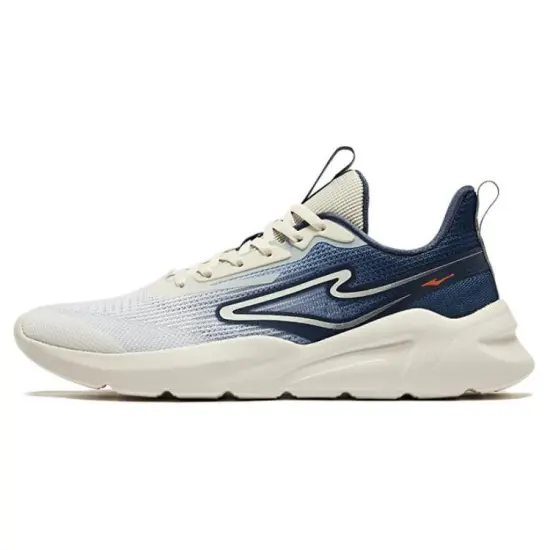 Erke Running Shoes Men Low-Top Blue