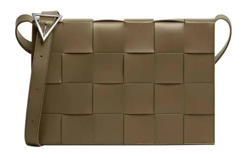 Bottega Veneta CASSETTE Calfskin Shoulder Bag, Crossbody Bag Extra Large Men's Terracotta