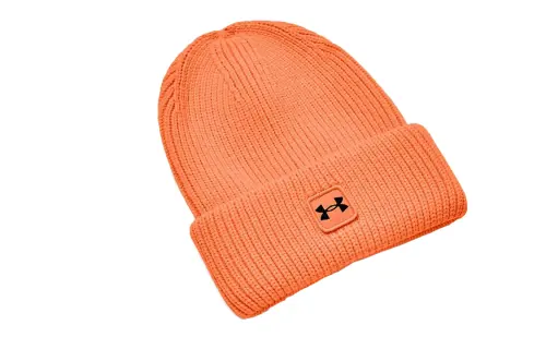 Under Armour Nylon, Polyester, Acrylic Beanies Men's Orange Pink