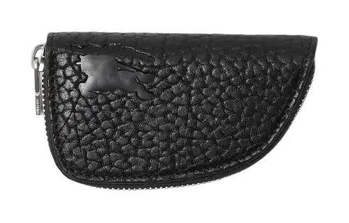 Burberry Leather Coin Storage Bag Coin Purse Men's Black