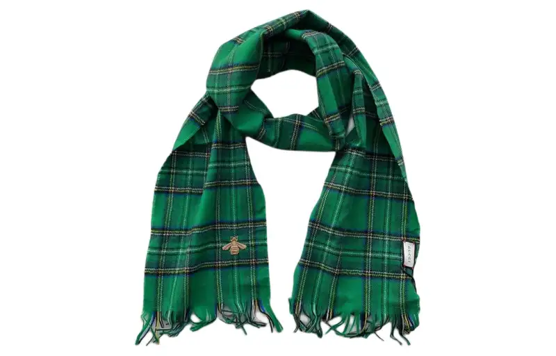GUCCI Knit Scarves Unisex Green
