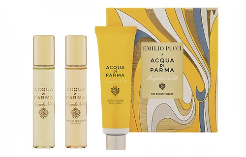 Elegant set, perfume, spray, hand cream, 12 ml, 12 ml, 30 ml, sample