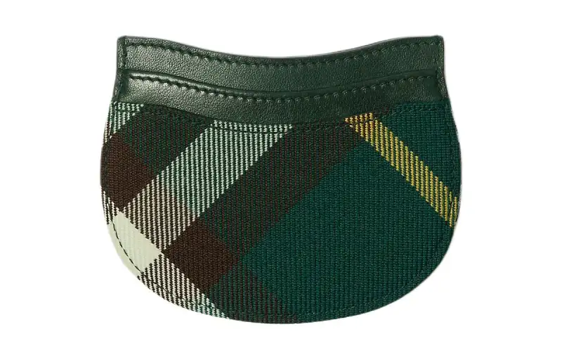 Burberry Polyester Card Holder Women's Ivy Green
