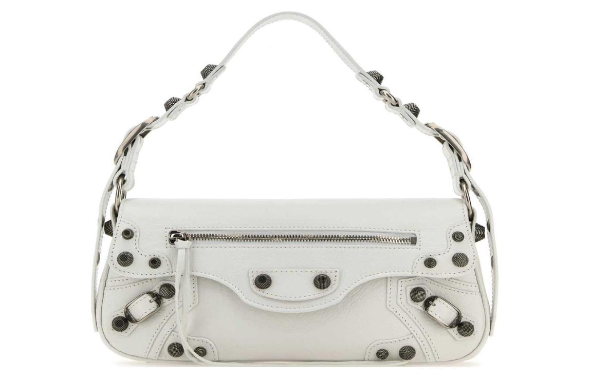 Женская сумка Balenciaga Le Cagole Mini (белая)