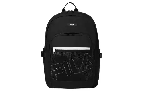 FILA Polyester Handheld Backpack Unisex Black