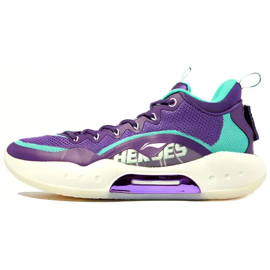 LiNing YuShuai 14 Low Top Basketball Shoes Men's Purple White