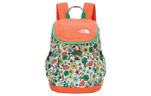 THE NORTH FACE 9L Backpack Outdoor Bag Polyester Orange & Multicolor Men's