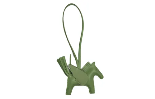 HERMES Rodeo Pegase Charms Unisex Green