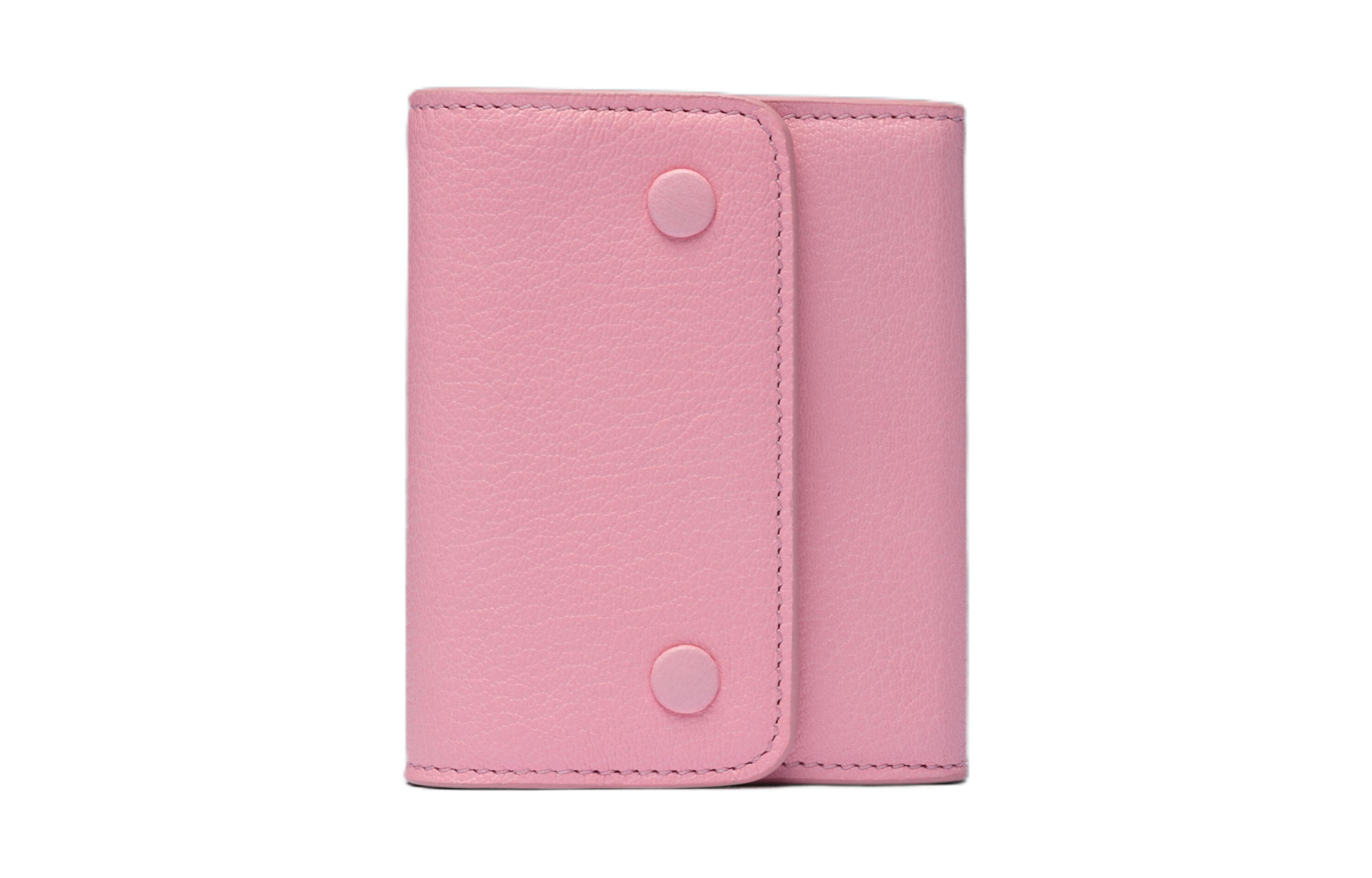 Maison Margiela Nappa Goatskin Card Holder Women's Pink