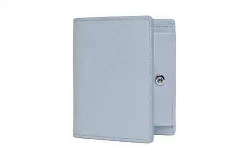 Maison Margiela Grain Calfskin Card Holder Card Holder Small Women's Light Blue