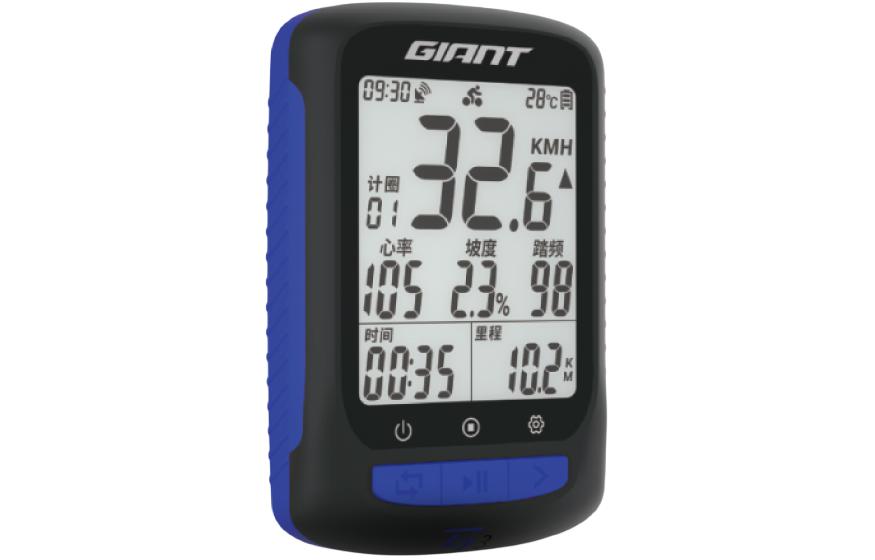 GIANT Bicycle Speedometers & Accessories Black White Screen Unisex Black