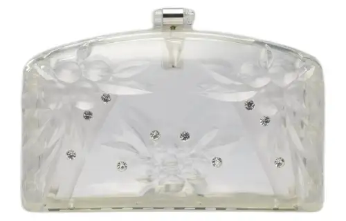 Maison Margiela Plexiglass Clutch Women's Transparent White