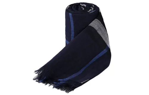 Burberry Knit Scarves Women's Dark Blue