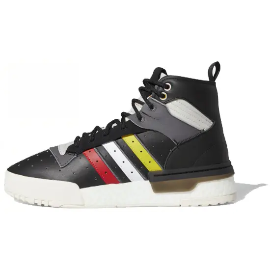 Adidas Originals Rivalry Skateboarding Shoes Men High-top Black/gray/white