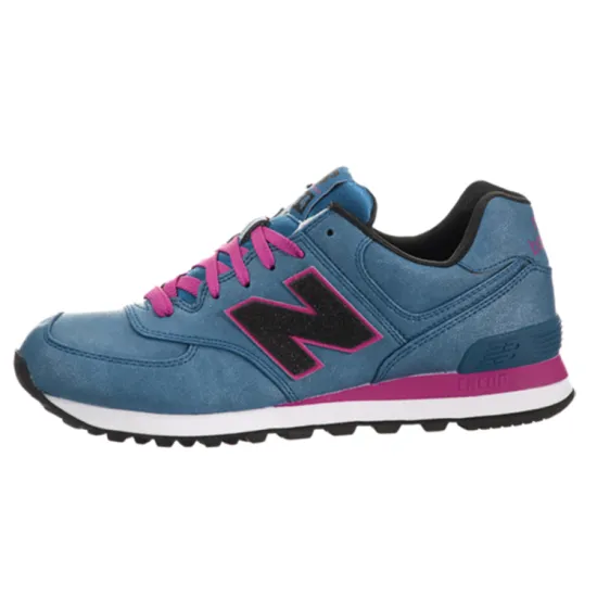 New Balance NB 574 Running Shoes Women's Low-top Cobalt Blue/rose Red
