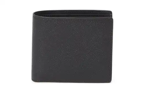 Maison Margiela Grain Leather Wallet Men's Black