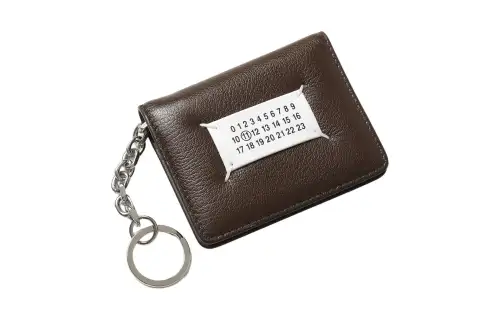 Maison Margiela Leather Wallet Unisex Brown
