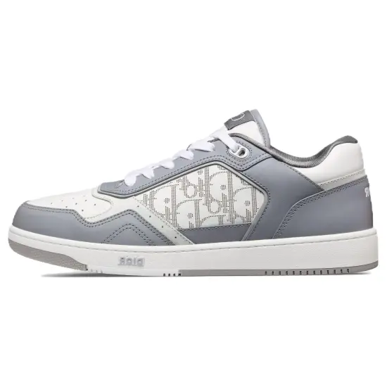 DIOR B27 Skateboard Shoes Men Low-Top Gray