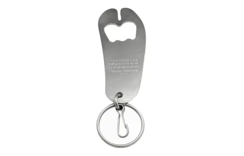 Maison Margiela Keychains Unisex Silver