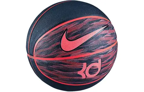 Nike PU basketball wear-resistant Durant KD black and red No. 7 training for men and women