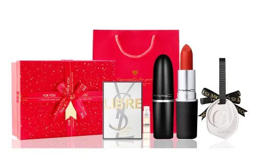 MAC Bullet, gift box, lipstick, perfume for professional use, aromatherapy, translucent shading, 3G, sample