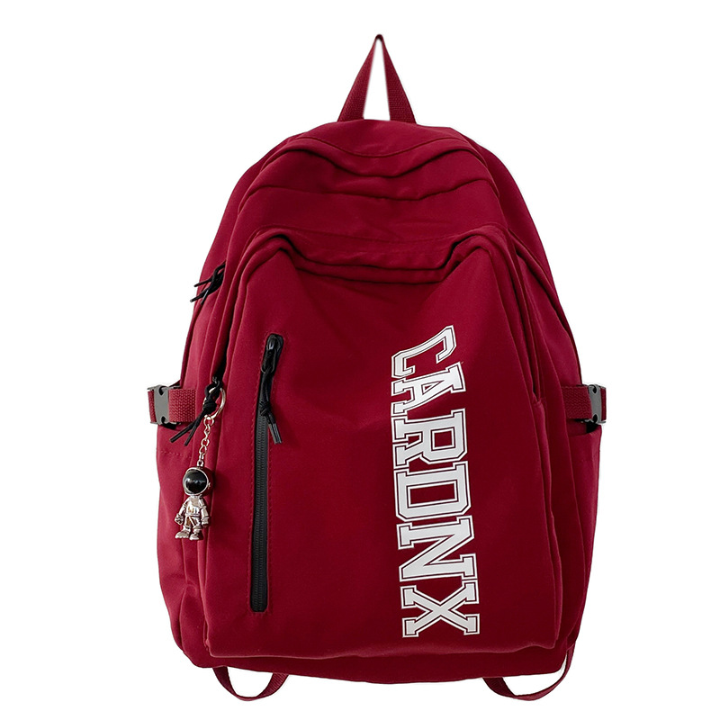 LOUIS ROYALN Nylon Backpack Laptop Bag Medium Unisex White/Black/Burgundy/Blue