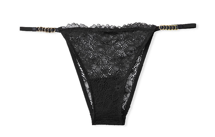 Женские трусы Victoria's Flower Lace (черные)