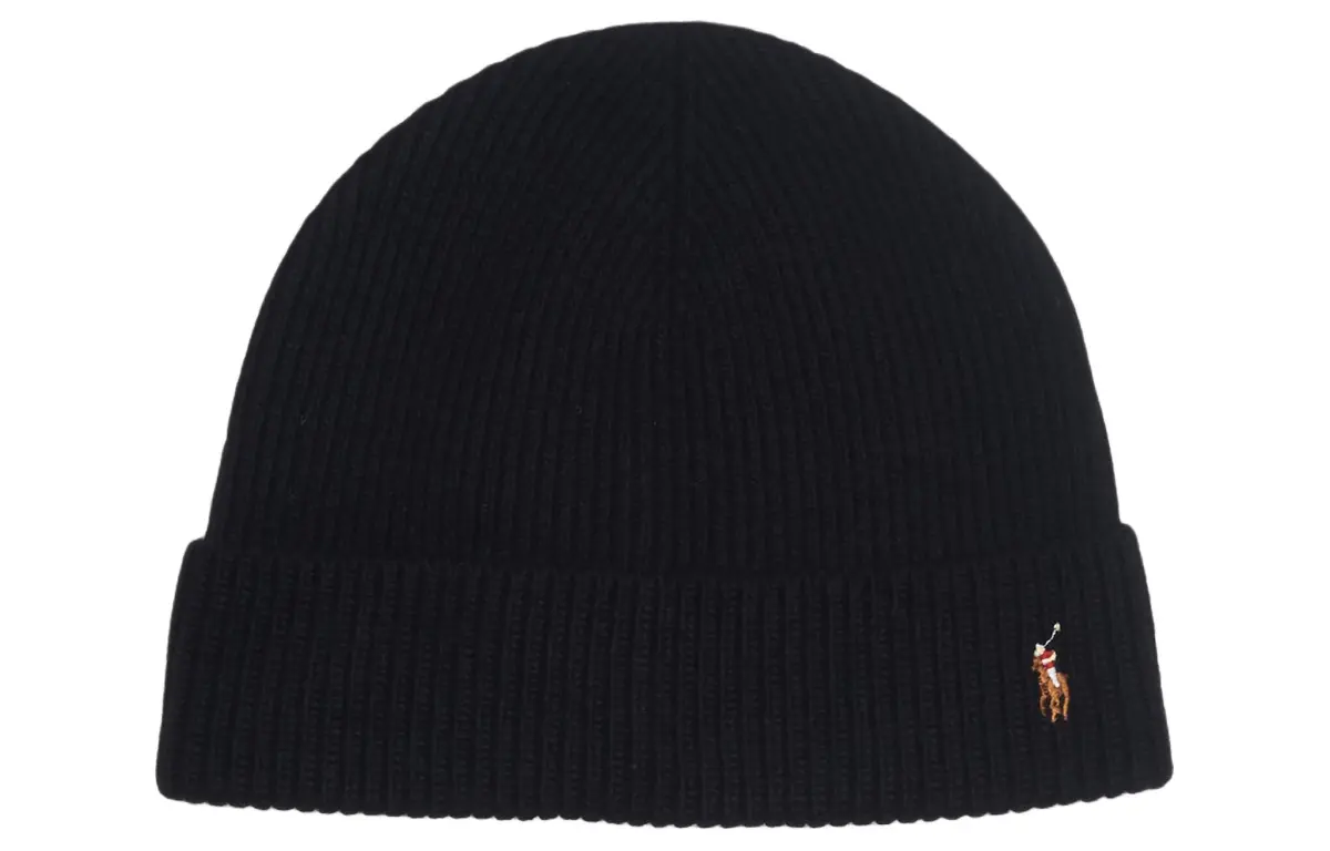 Polo Ralph Lauren Embroidered-logo Ribbed-knit Hat