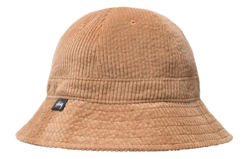 Stussy Corduroy Bucket Hats Unisex Brown