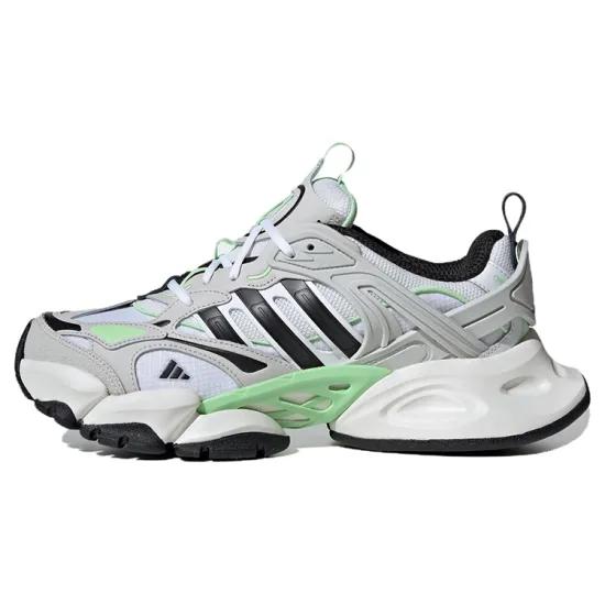 Adidas XLG RUNNER DELUXE Running Shoes Unisex Low-Top Gray Black Green