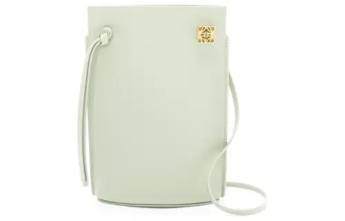 LOEWE Cow Leather Handheld Shoulder Bag, Crossbody Bag Women's Spring Jade