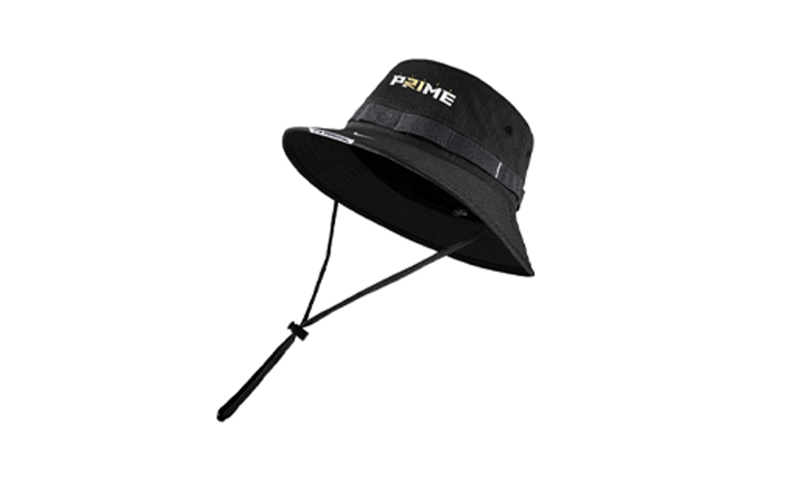 Nike Cotton, Nylon, Elastane Bucket Hats Unisex Black