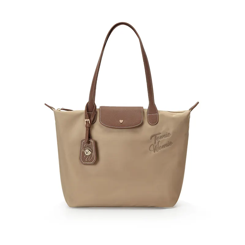Teenie Weenie Fabric, Polyurethane Artificial Leather Dumpling Bag Shoulder Bag Large Women's