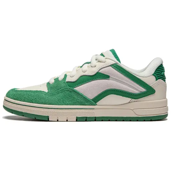 LiNing Wei Wu PRO Skateboard Shoes Women's Low-Top Ecru/Mint Green
