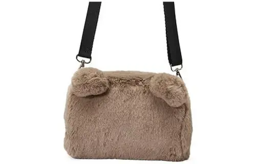 Skechers Fabric Shoulder Bag, Crossbody Bag Women's Gingerbread Brown