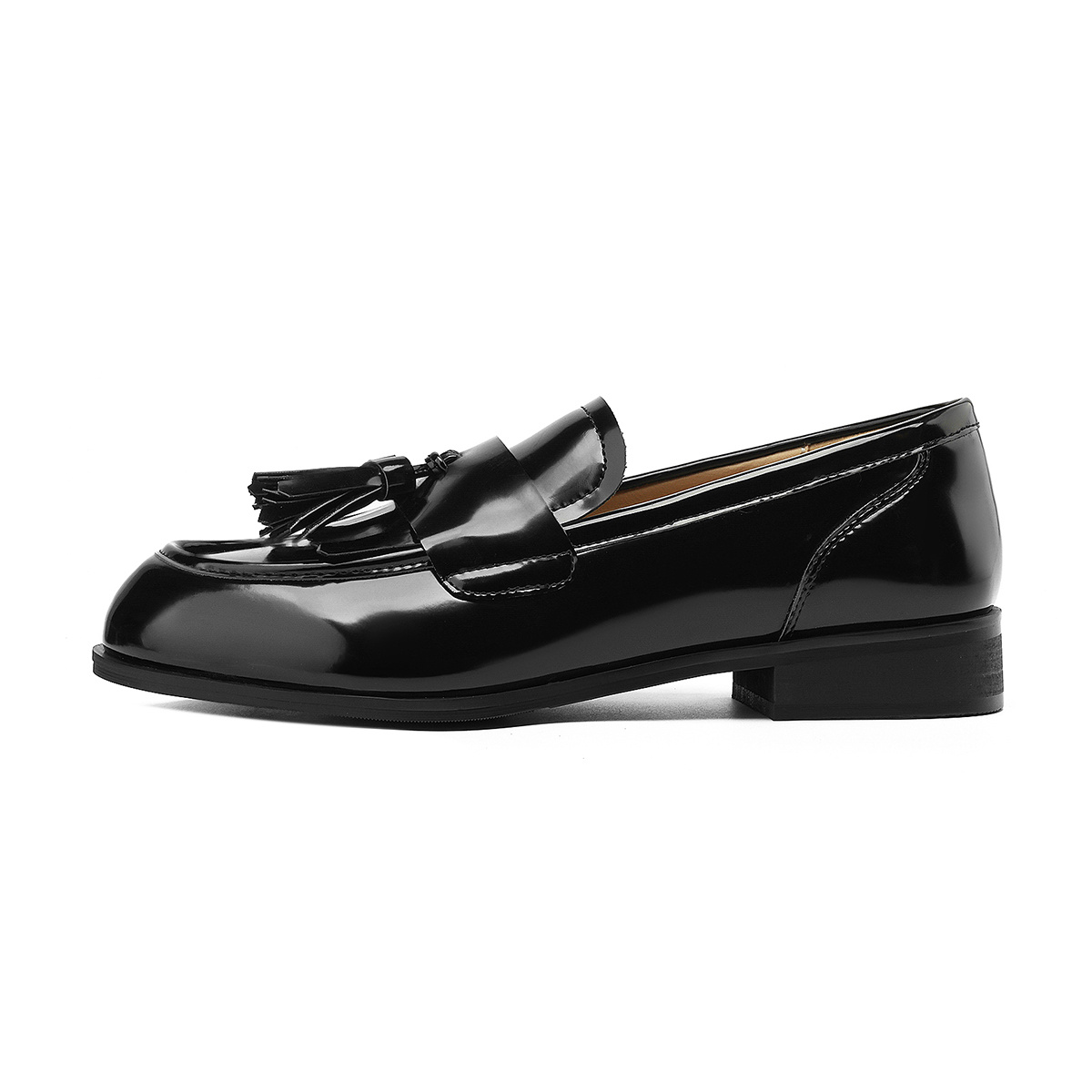 JOSINY spring new product British style small leather shoes round toe deep mouth soft sole commuting casual shoes women's style
