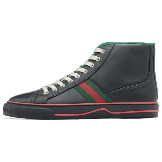 GUCCI Tennis 1977 High 'Black Red Green'