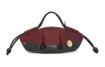 LOEWE Calfskin Portable Crossbody Bag, Shoulder Bag Women's Burgundy & Black