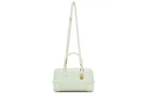 LOEWE Grain Calfskin Portable Crossbody Bag, Shoulder Bag Women's Green