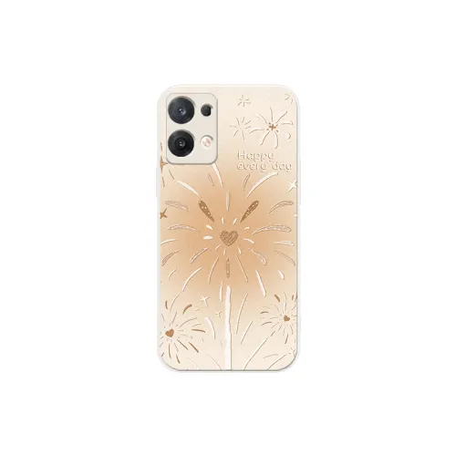 Beautiful ten cents MSMF TPU material New Year's colorful fireworks personalized niche gradient boys and girls mobile phone case OPPO suitable for Reno11PRO/10PROPLUS/9/8/K11/K10/Findx7/x6 small and fresh